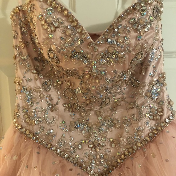Baby Pink / Blush Prom / Quinceñera Dress ! - Picture 7 of 8